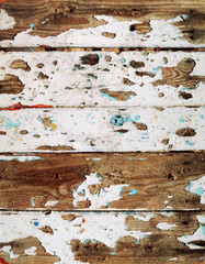 Sticker - wooden background