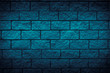 © nadianb - Blue brick stone texture background.