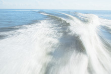 Abstract Background Or Texture Of A Speedboat Wake