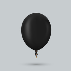 Canvas Print - Vector modern glossy helium balloon for birthday design