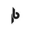 initial letter bp logo vevtor