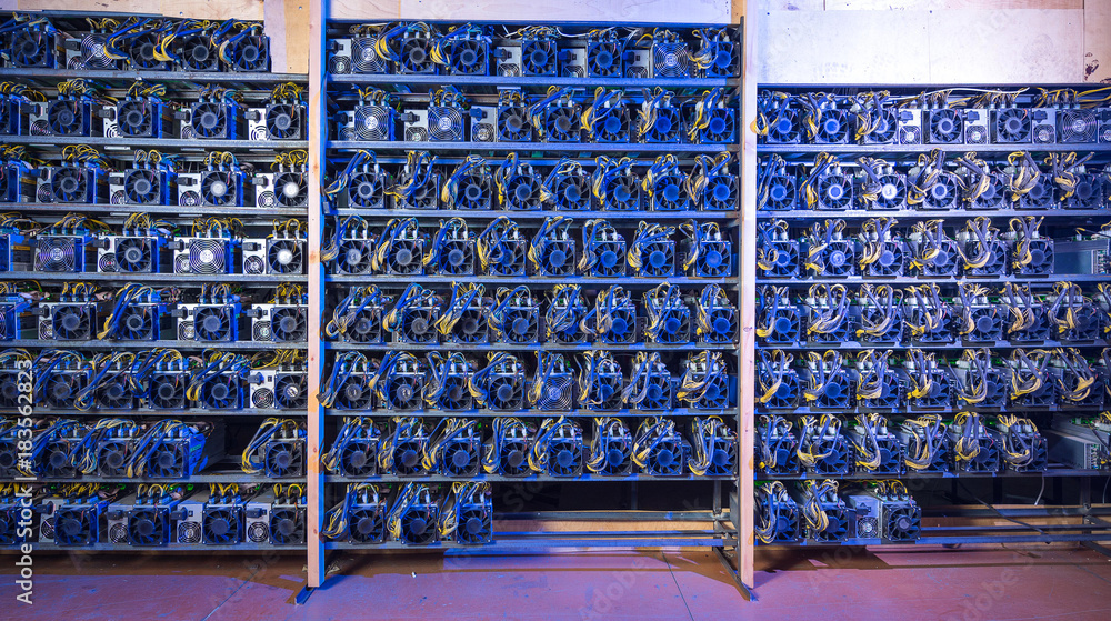 bitcoin cryptocurrency mining farm