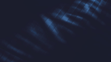 bed sheet in dark blue tone