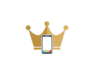 Poster - King Smartphone Icon Logo Design Element