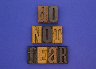 Wall Mural - Do Not Fear - A quote from the Bible