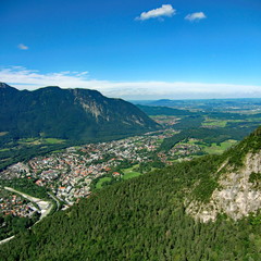 Canvas Print - BAD REICHENHALL in Bayern - Stadtpanorama 