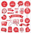 Super sale badges and labels vector collection