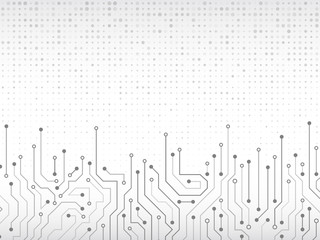 High-tech technology background texture. Circuit board vector illustration.