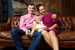 © serge - portrait of happy caucasian family