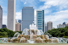 Buckingham Fountain In Chicago, Illinois