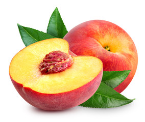peach fruit slice