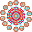 © baronred - Multicolored flower pattern