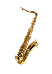 Poster - Saxophone isolated on white