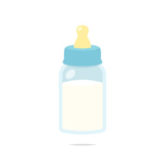 Baby bottle vector