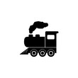 Locomotive icon. Illustration of transport elements. Premium quality graphic design icon. Simple icon for websites, web design, mobile app, info graphics