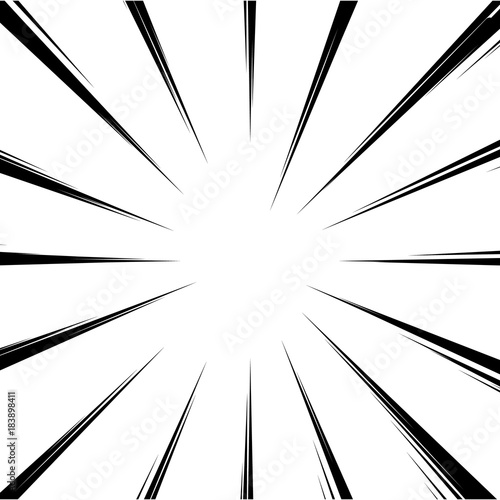 Comic Book Black And White Radial Speed Lines Background Manga Speed Line Warpframe Effect Explosion Vector Illustration Buy This Stock Vector And Explore Similar Vectors At Adobe Stock Adobe Stock