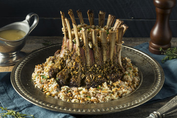 Poster - Homemade Gourmet Crown of Lamb