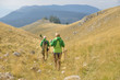 © FS-Stock - Senior tourist couple hiking at the beautiful mountains