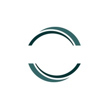 Half Circle Logo Element