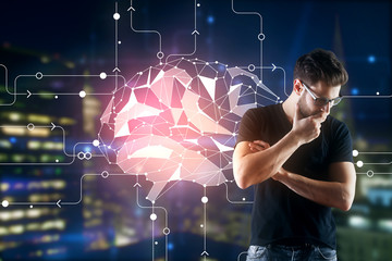 Wall Mural - artificial intelligence concept