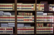 Bookshelf plenty of old legal books