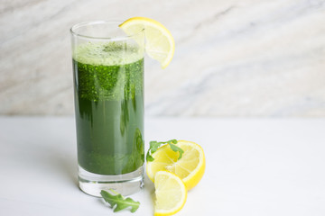 Healthy green juice