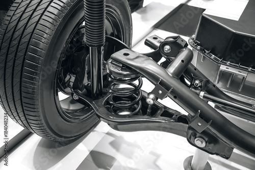 Fotografía suspension system of the car