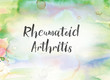 Rheumatoid Arthritis Concept Watercolor and Ink Painting