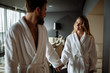 © NDABCREATIVITY - Couple enjoying wellness weekend