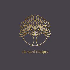 linear tree logo.