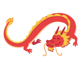 Wall Mural - Chinese Red Dragon