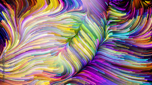 Fotomural Digital Life of Liquid Color