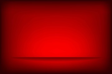 Poster - Abstract red blur color gradient background for graphic design with copy space. Vector illustration.