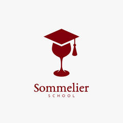 Poster - Sommelier school logo