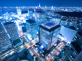 Fototapete - 新宿の夜景