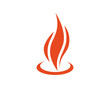 © Vilogsign - Unique Hot Fire with Circle Modern Symbol Logo Vector