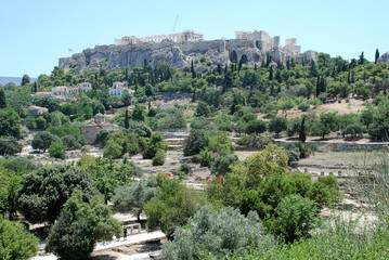 Wall Mural - Panorama view of the Acropolis, Athens, Greece