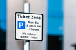 © Stephen - Street sign advising motorists that parking requires a ticket between certain hours.