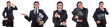 © Elnur - Young businessman isolated on the white background