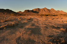 Off Road Mojave Desert Landscape In Pahrump, Nevada, USA