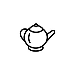 Sticker - Teapot line icon