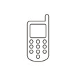 © bharatmanoj - Mobile Phone Line Icon