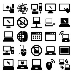 Poster - Set of 25 pc filled icons