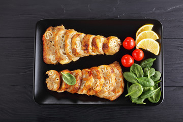 Poster - chicken boneless legs stuffed with pasta