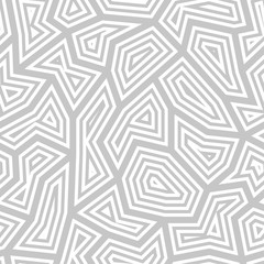 Polygonal seamless background. Geometric line gray pattern for wallpapers and textile