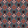 seamless pattern with medals