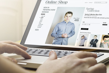 Poster - home computing online shopping