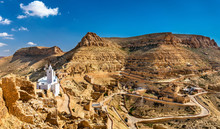 Panorama Of Chenini, A Fortified Berber Village In South Tunisia