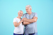 © Africa Studio - Mature couple against color background
