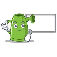 Sticker - Thumbs up with board watering can character cartoon